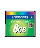 Transcend 120x CompactFlash Card (TS8GCF120) Transcend 120x CompactFlash Card (TS8GCF120)